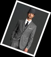 Banana Republic Mad Men tailored slim two button suit blazer